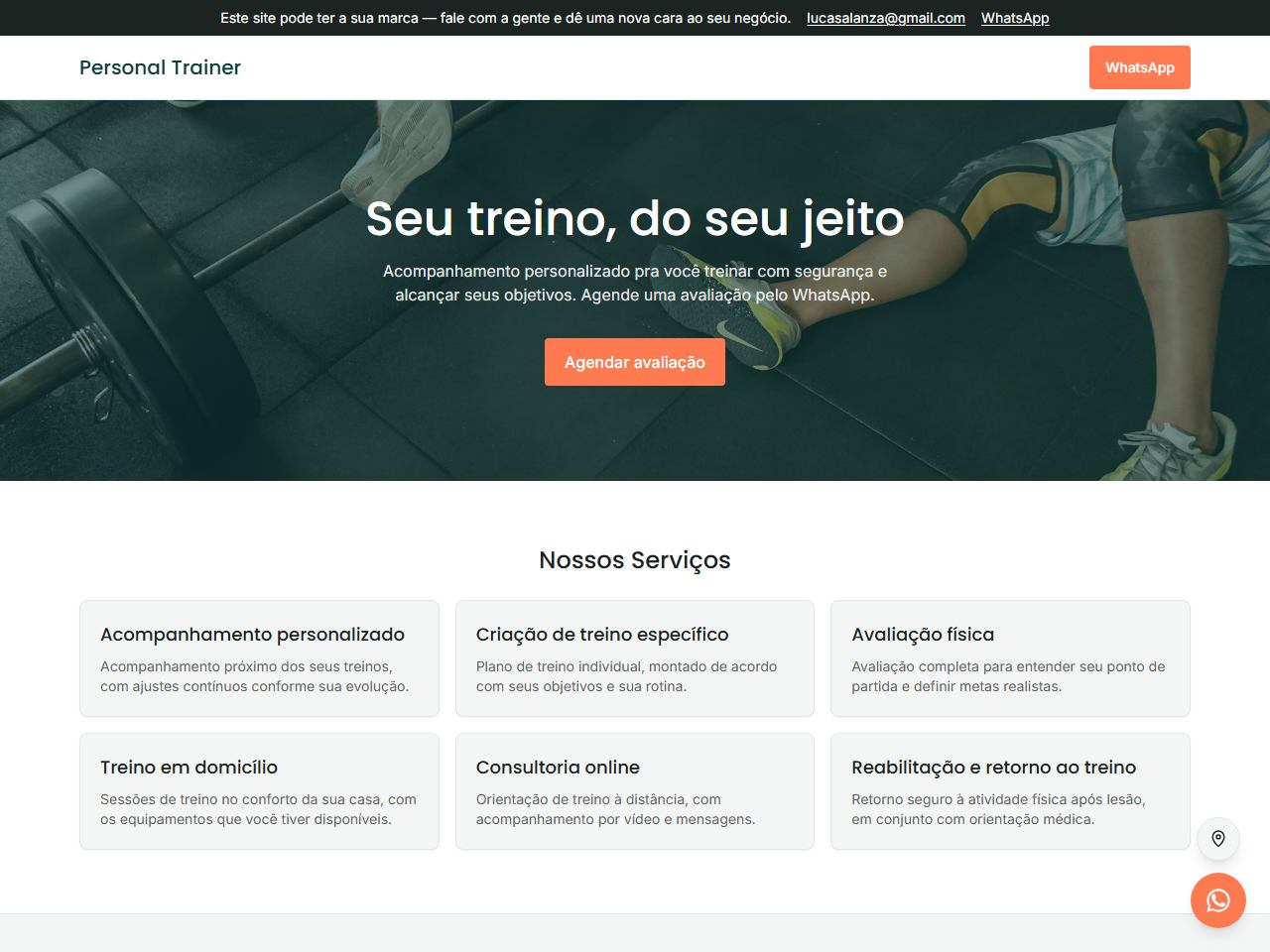 Personal Trainer Template