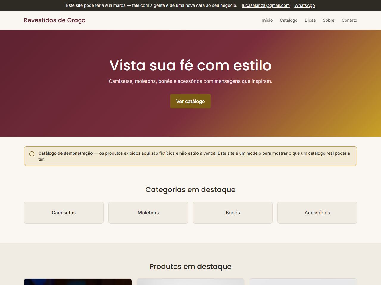 Revestidos de Graça
